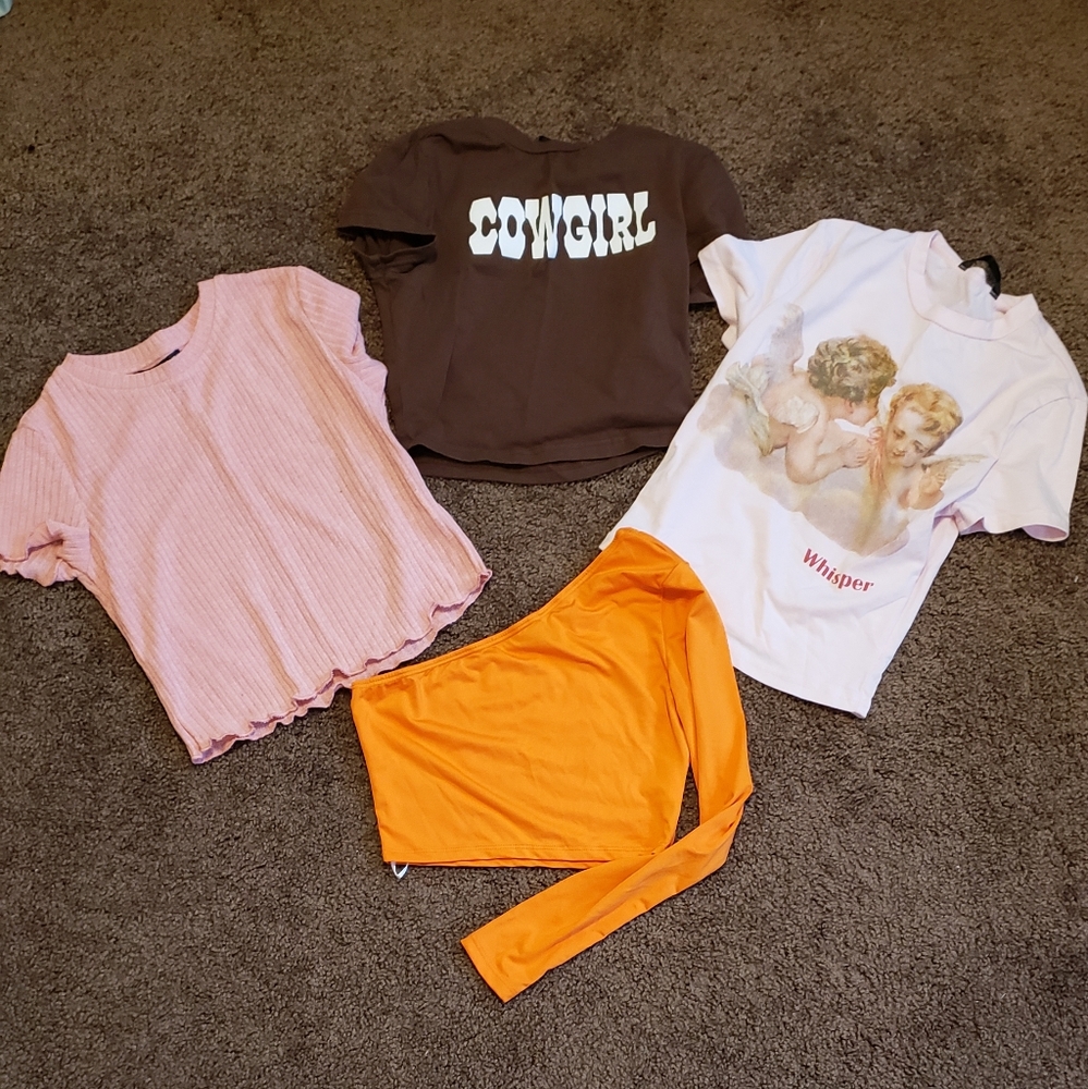 Women's crop tops 4 for 1 deal